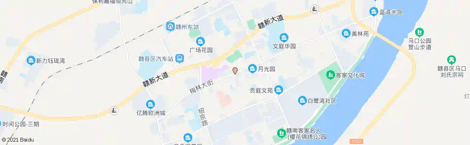 赣州赣县财保公司_公交站地图_赣州公交_妙搜公交查询2025