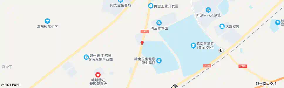 赣州医学院后门_公交站地图_赣州公交_妙搜公交查询2025
