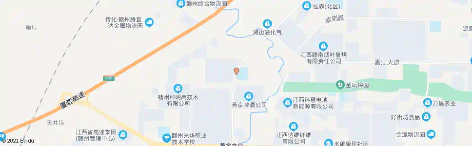 赣州金凤西路口_公交站地图_赣州公交_妙搜公交查询2025