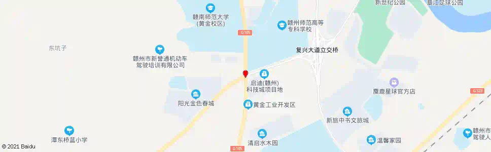 赣州105国道路口_公交站地图_赣州公交_妙搜公交查询2025