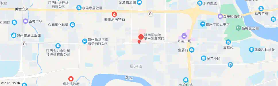 赣州附属医院黄金分院_公交站地图_赣州公交_妙搜公交查询2025