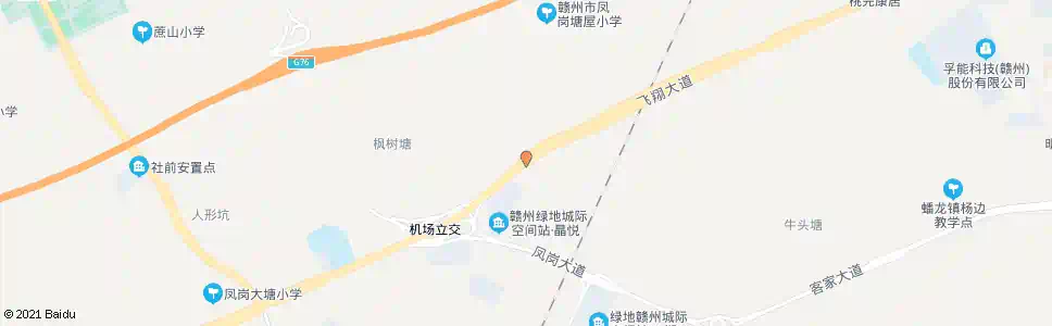 赣州池子坑_公交站地图_赣州公交_妙搜公交查询2025
