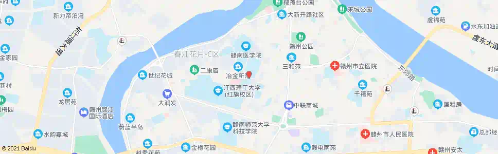 赣州赣州三中_公交站地图_赣州公交_妙搜公交查询2025