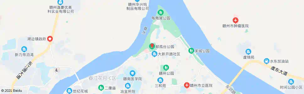 赣州郁孤台_公交站地图_赣州公交_妙搜公交查询2025