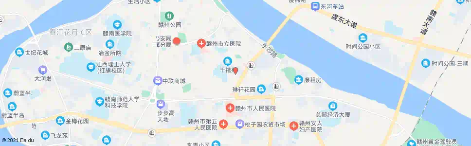 赣州东胜山路_公交站地图_赣州公交_妙搜公交查询2025
