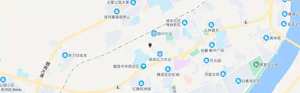 赣州货场路_公交站地图_赣州公交_妙搜公交查询2025