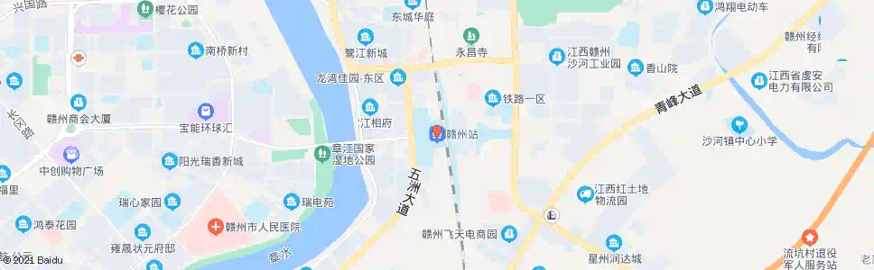 赣州岭头上_公交站地图_赣州公交_妙搜公交查询2025