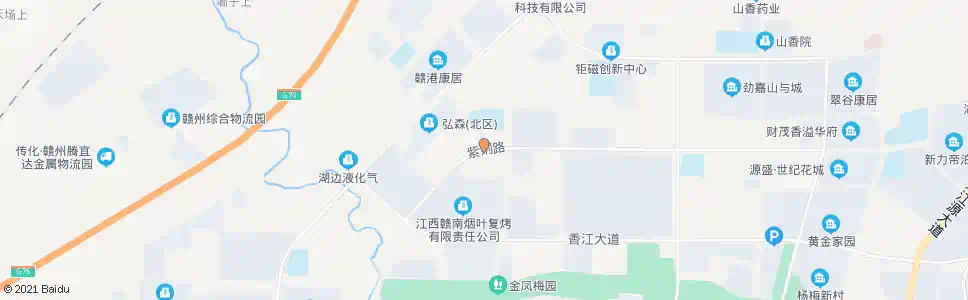 赣州紫荆路北_公交站地图_赣州公交_妙搜公交查询2025