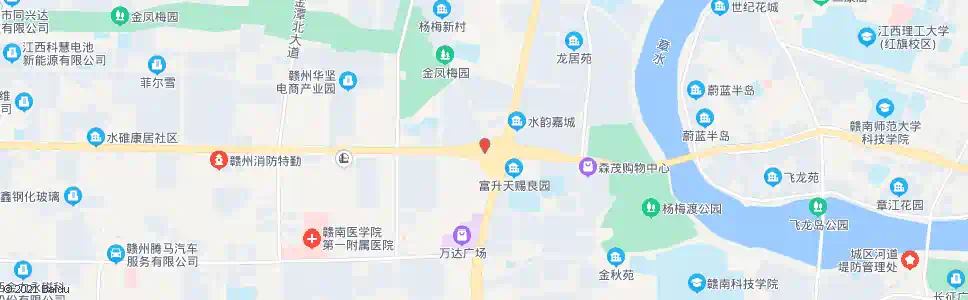 赣州东江源大道路口_公交站地图_赣州公交_妙搜公交查询2025