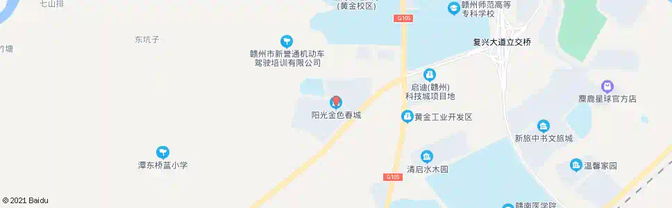 赣州阳光金色春城小区_公交站地图_赣州公交_妙搜公交查询2025
