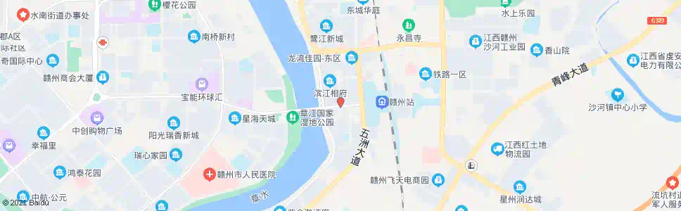 赣州赣江源大道东_公交站地图_赣州公交_妙搜公交查询2025