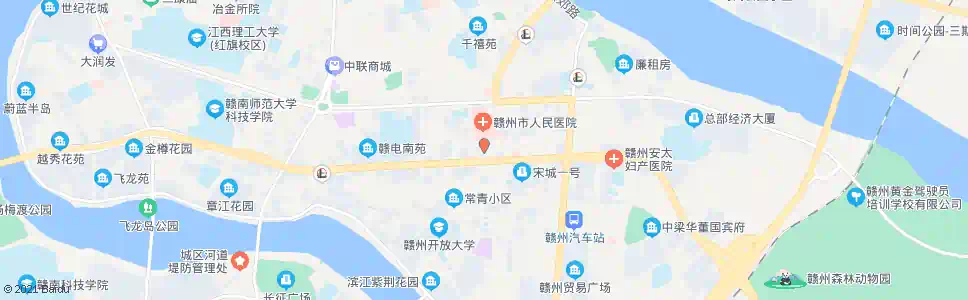 赣州桃子园市场_公交站地图_赣州公交_妙搜公交查询2025