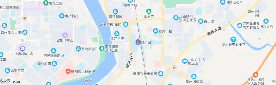 赣州火燃_公交站地图_赣州公交_妙搜公交查询2025