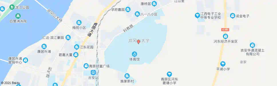 吉安井冈山大学_公交站地图_吉安公交_妙搜公交查询2025