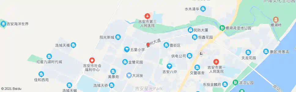 吉安吉州大道_公交站地图_吉安公交_妙搜公交查询2025
