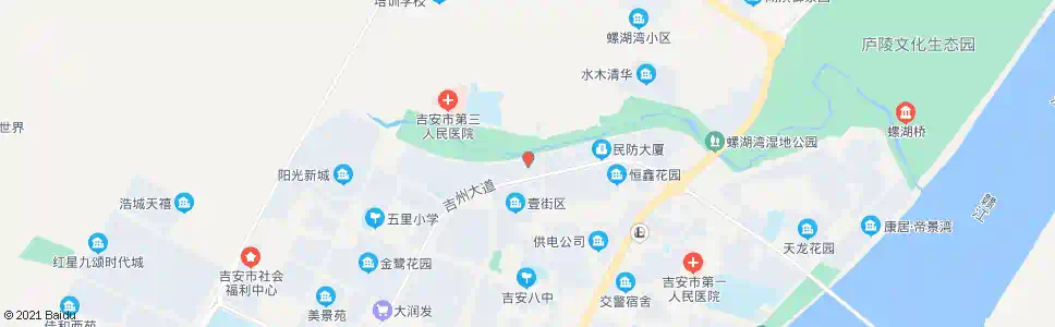 吉安市地税局_公交站地图_吉安公交_妙搜公交查询2025