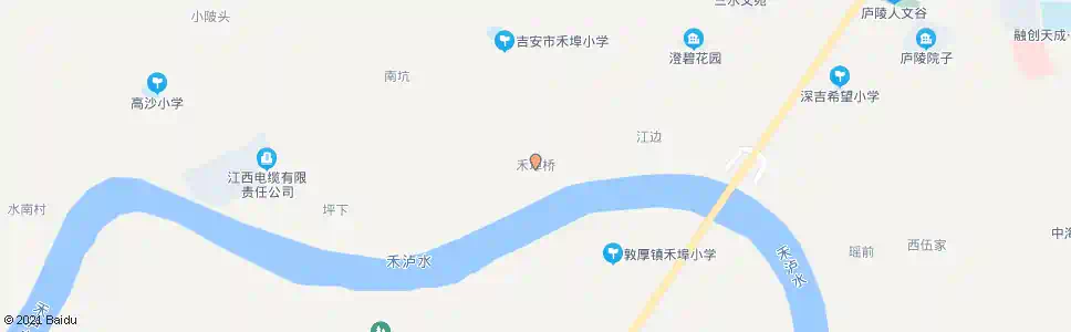 吉安禾埠桥_公交站地图_吉安公交_妙搜公交查询2025