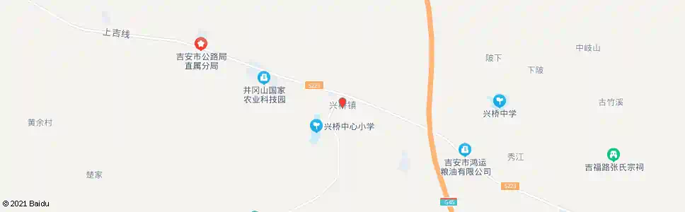 吉安兴桥镇_公交站地图_吉安公交_妙搜公交查询2025