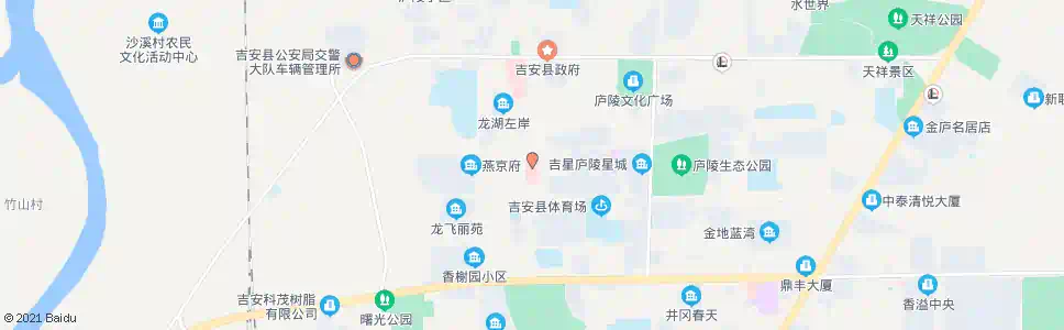 吉安县中医院_公交站地图_吉安公交_妙搜公交查询2025