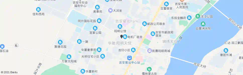 吉安白塘医院_公交站地图_吉安公交_妙搜公交查询2025