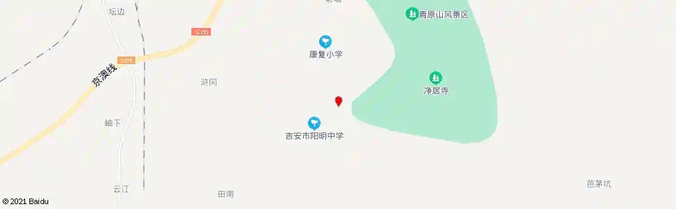 吉安青原山中学_公交站地图_吉安公交_妙搜公交查询2025