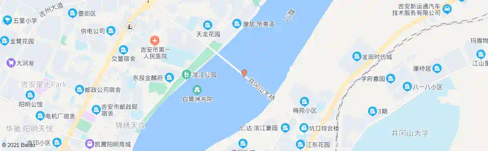 吉安有线电厂(井冈山大桥东)_公交站地图_吉安公交_妙搜公交查询2025