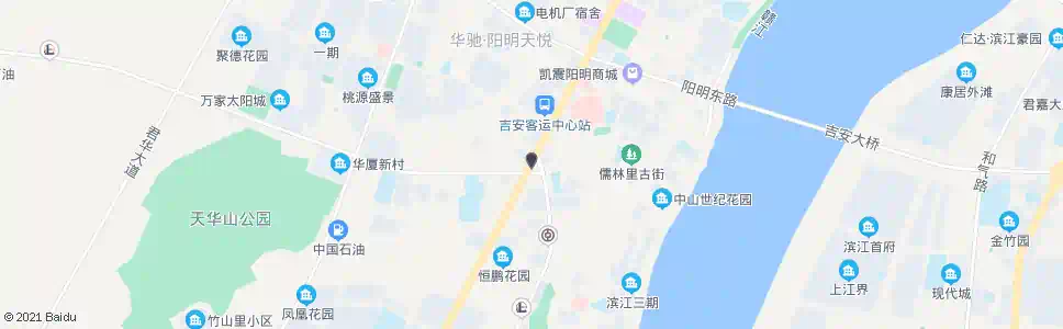 吉安吉福路口_公交站地图_吉安公交_妙搜公交查询2025