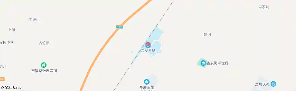 吉安吉安大桥西_公交站地图_吉安公交_妙搜公交查询2025