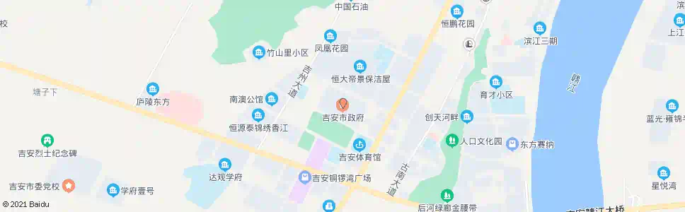 吉安镇政府_公交站地图_吉安公交_妙搜公交查询2025