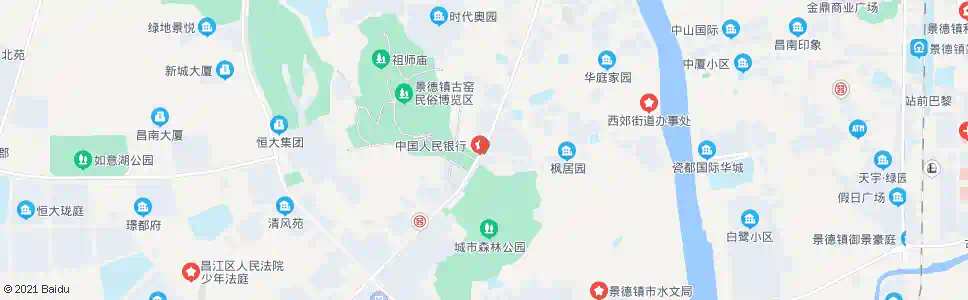 景德镇枫树山_公交站地图_景德镇公交_妙搜公交查询2025