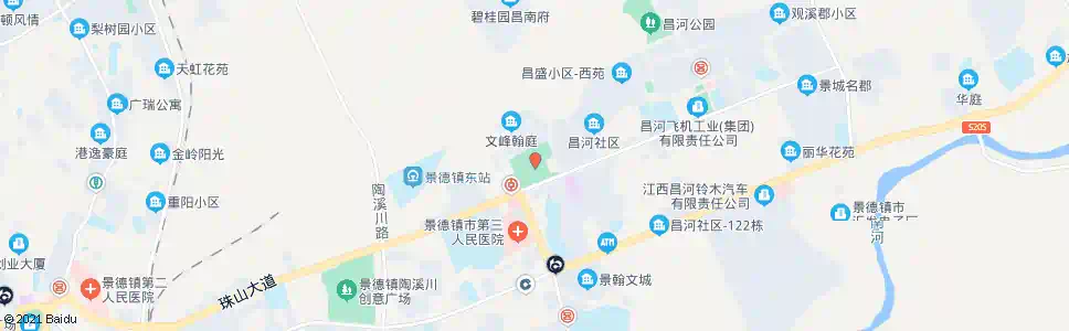 景德镇昌江广场_公交站地图_景德镇公交_妙搜公交查询2025
