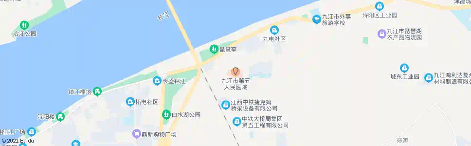 九江五医院_公交站地图_九江公交_妙搜公交查询2025