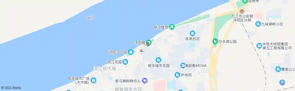 九江浔阳楼_公交站地图_九江公交_妙搜公交查询2025