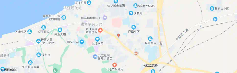 九江鸿丰花园_公交站地图_九江公交_妙搜公交查询2025