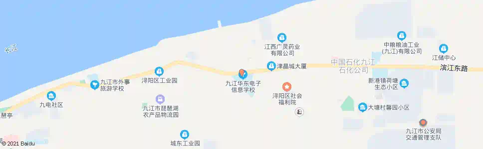 九江12中_公交站地图_九江公交_妙搜公交查询2025