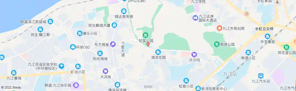 九江人民路立交桥_公交站地图_九江公交_妙搜公交查询2025