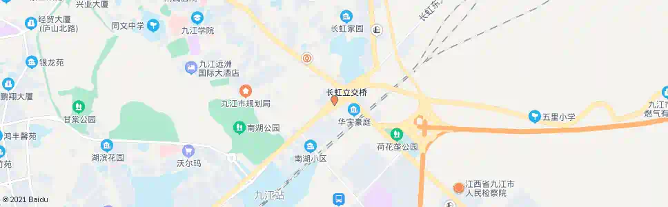 九江长虹立交桥_公交站地图_九江公交_妙搜公交查询2025