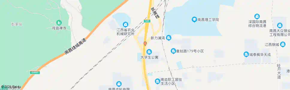 南昌枫林岔道口_公交站地图_南昌公交_妙搜公交查询2025
