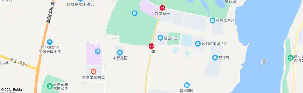 南昌生米_公交站地图_南昌公交_妙搜公交查询2025