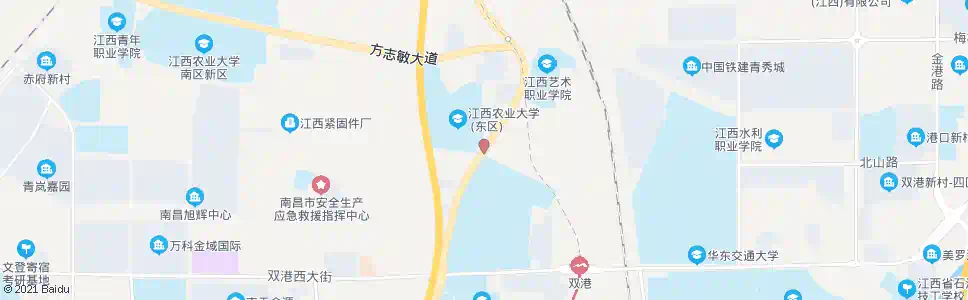 南昌农大东区_公交站地图_南昌公交_妙搜公交查询2025
