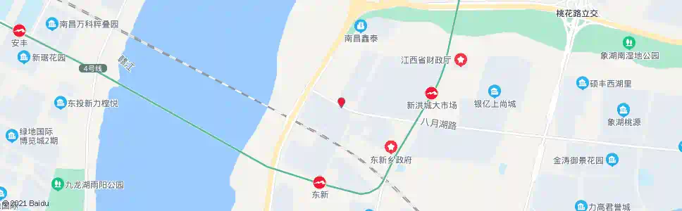 南昌八月湖路西口_公交站地图_南昌公交_妙搜公交查询2025
