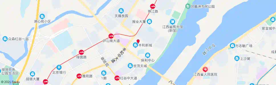 南昌昌北经济适用房_公交站地图_南昌公交_妙搜公交查询2025