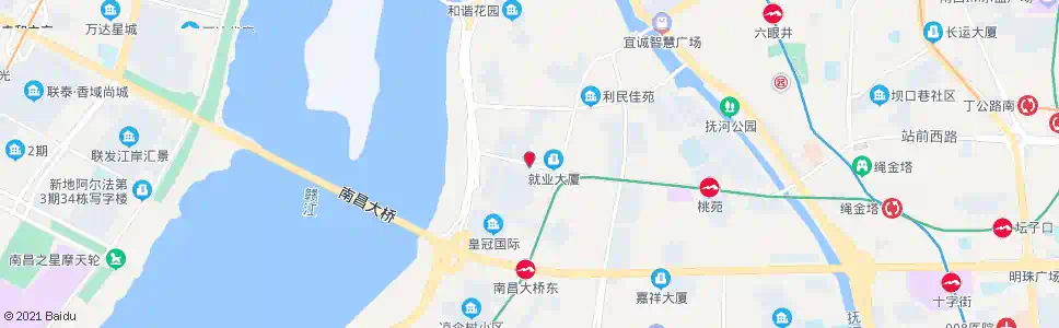 南昌南昌就业大厦_公交站地图_南昌公交_妙搜公交查询2025