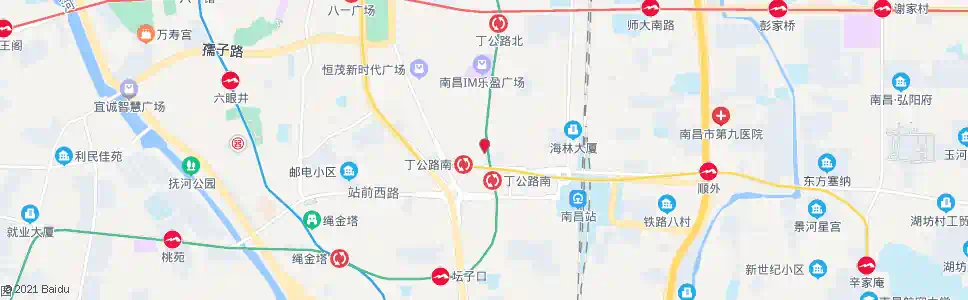 南昌丁香路南口_公交站地图_南昌公交_妙搜公交查询2025