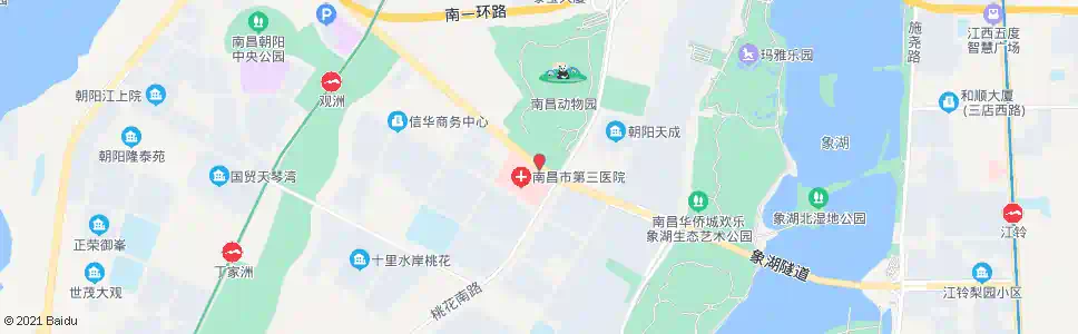南昌桃花南路口_公交站地图_南昌公交_妙搜公交查询2025