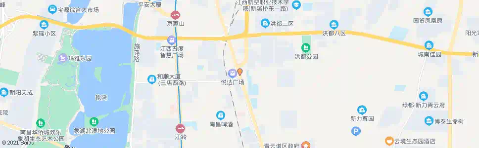 南昌解放西路东口_公交站地图_南昌公交_妙搜公交查询2025