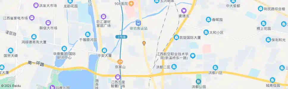 南昌新溪桥南口_公交站地图_南昌公交_妙搜公交查询2025