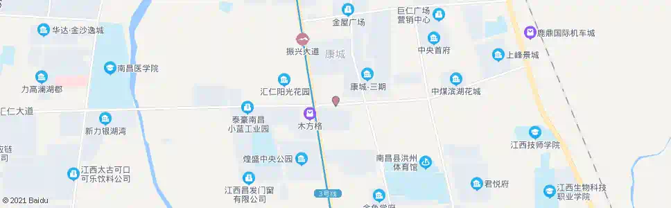 南昌小蓝一路西口_公交站地图_南昌公交_妙搜公交查询2025