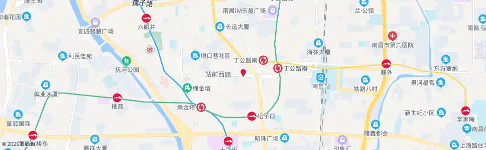 南昌老福山西_公交站地图_南昌公交_妙搜公交查询2025