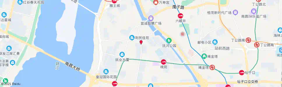 南昌桃花北路口_公交站地图_南昌公交_妙搜公交查询2025